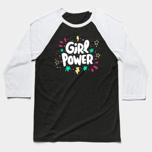 GRL PWR Baseball T-Shirt